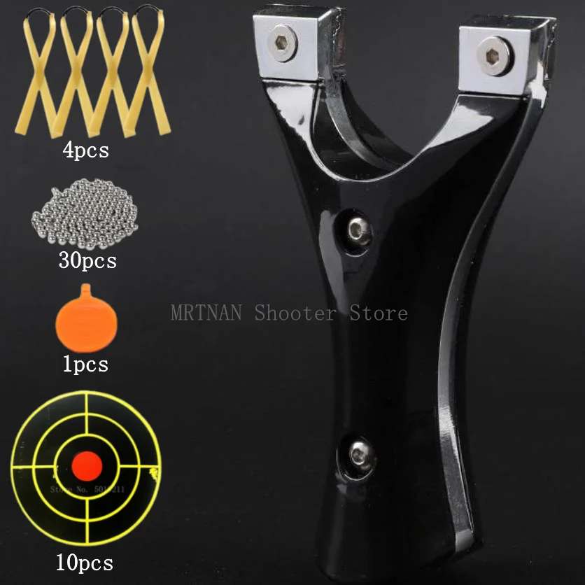 Outdoor Hunting Launcher - Portable Slingshot Alloy Resin Catapult Outdoor