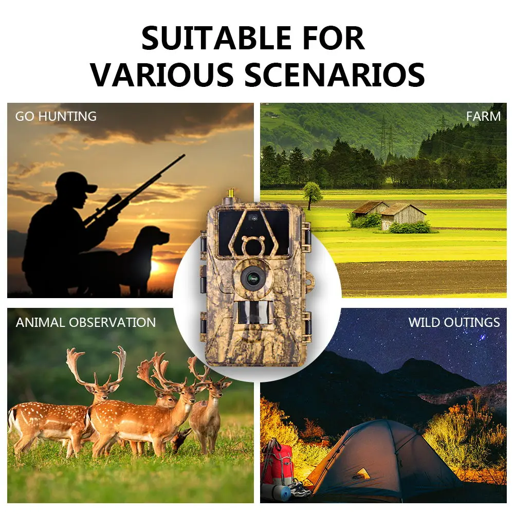 Hunting Outdoor Camera - PR801G Smart Hunting Camera 4G LTE