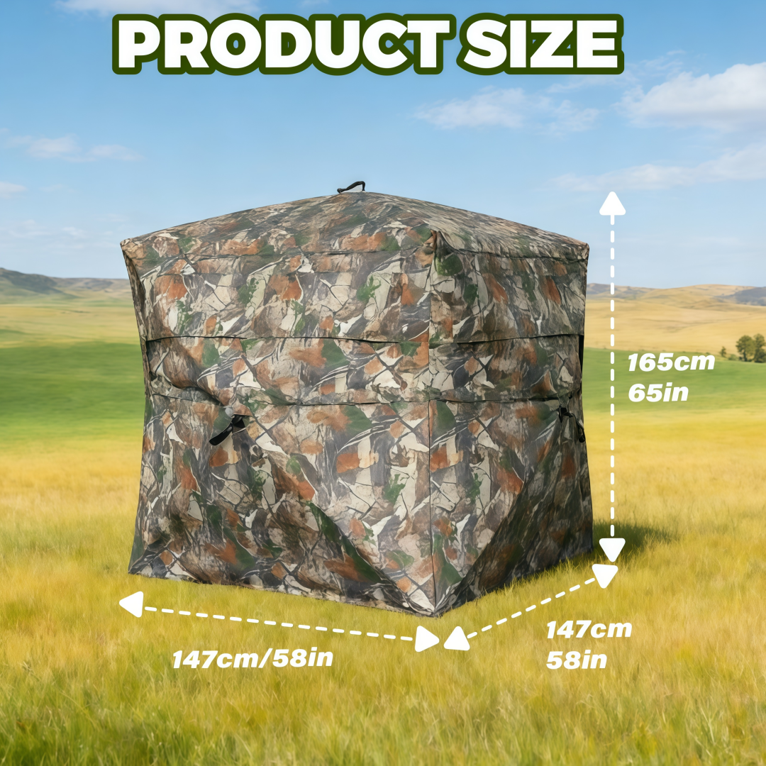 Hunting Outdoors - Camouflage Pop-Up Hunting Blind Ground Shelter