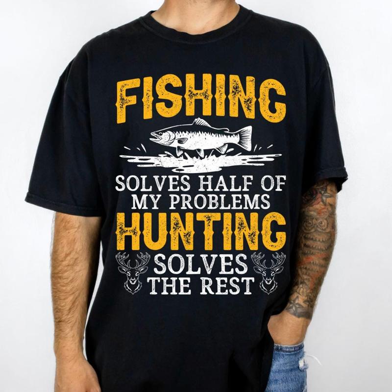 Outdoor Hunting T Shirts - Fishing And Hunting T Shirt Outdoor