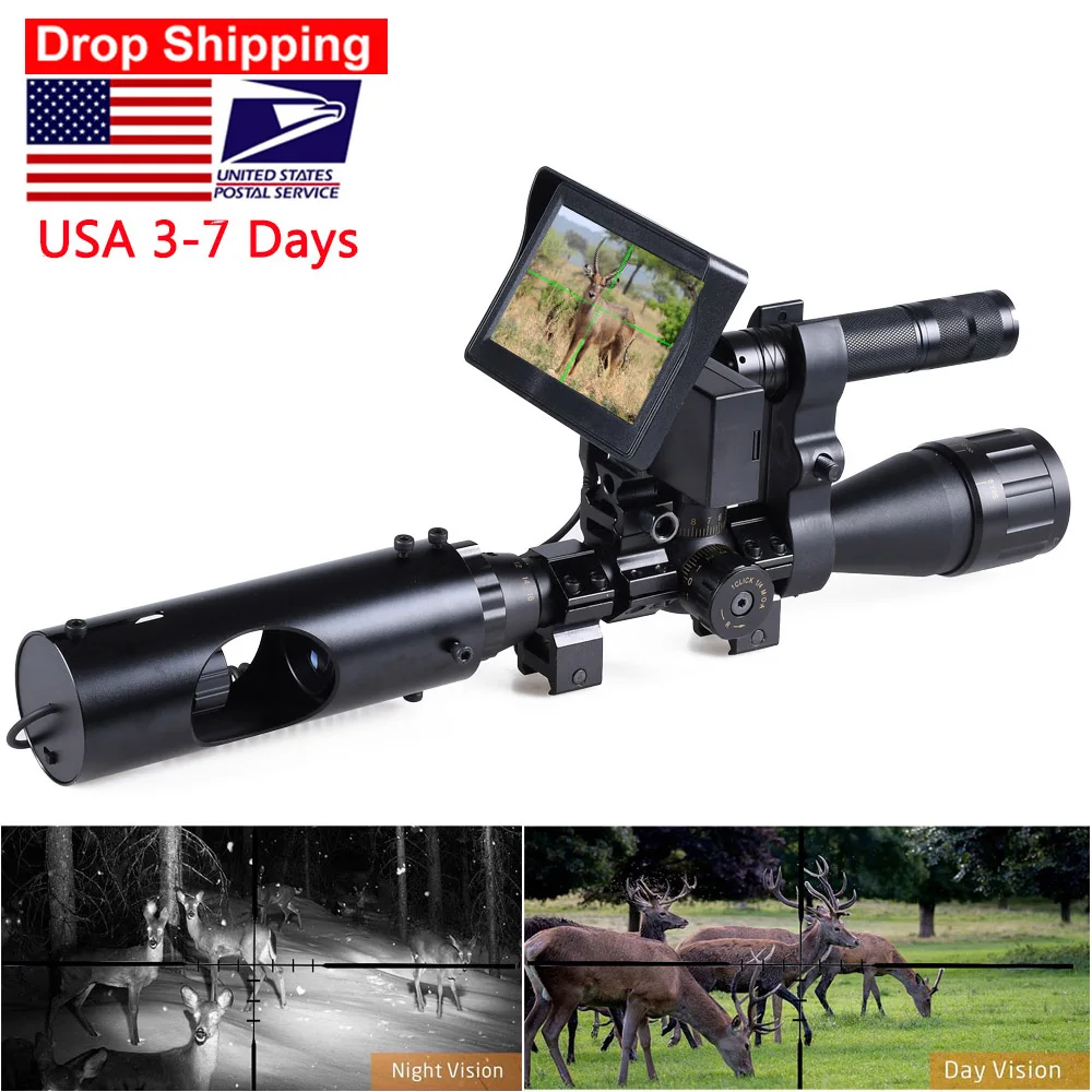 Hunting Outdoor Camera - Hunting Riflescope Night Vision IR Optics