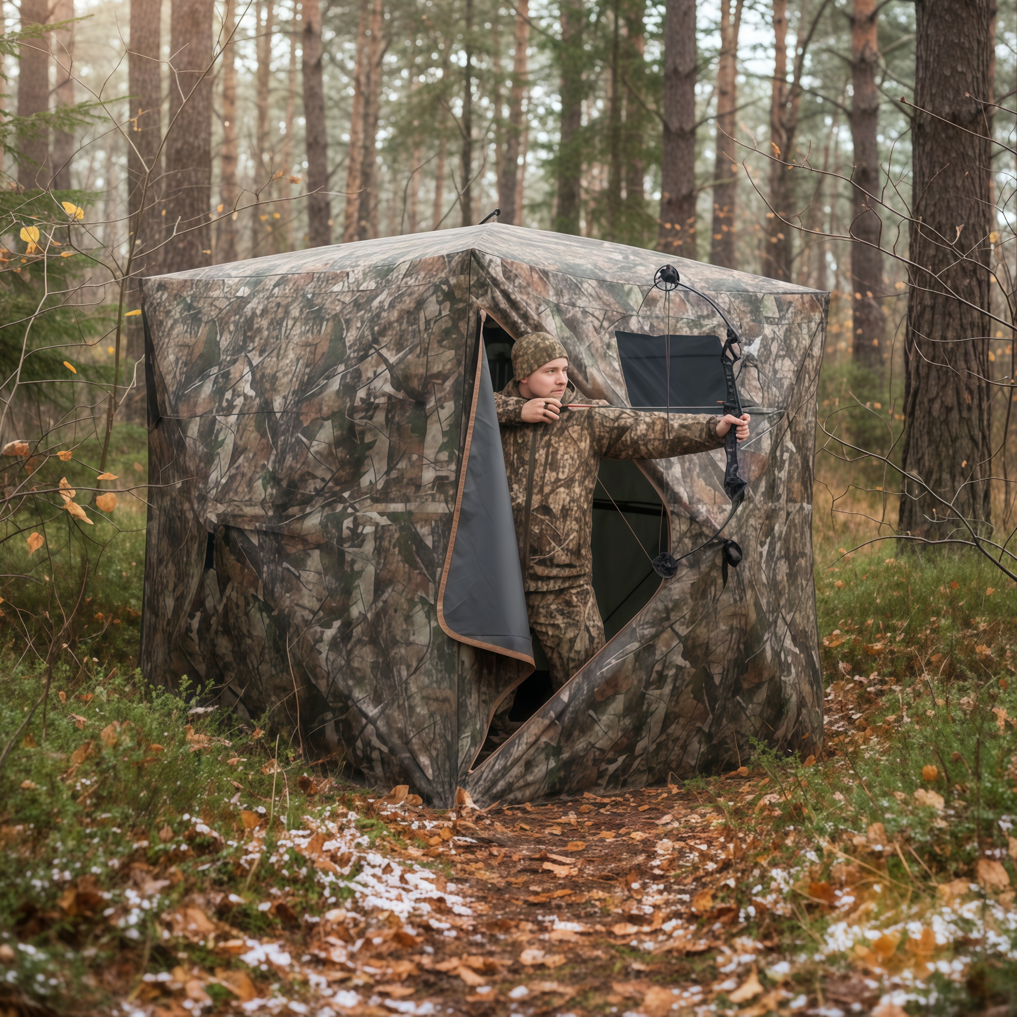 Camouflage Pop-Up Hunting Blin - Hunting Outdoors recensie en prijs