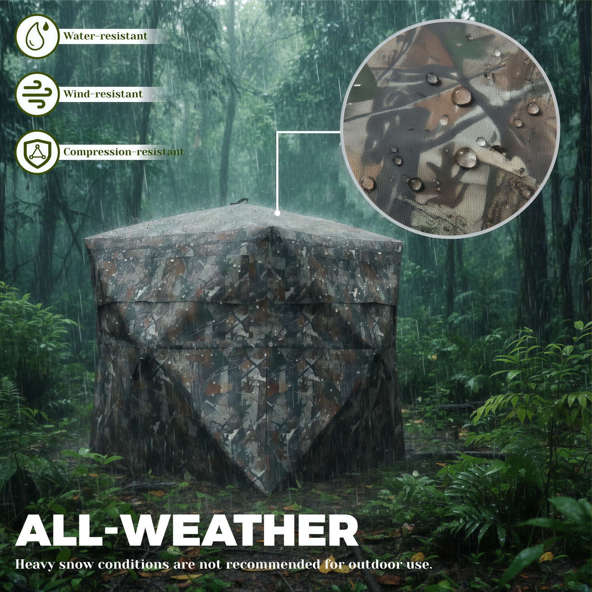 Camouflage Pop-Up Hunting Blin - Hunting Outdoors recensie en prijs