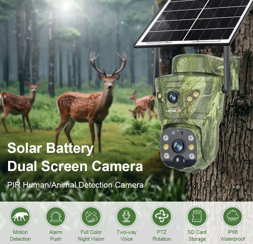 LS VISION 8MP 4G Solar Hunting - Hunting Outdoor Camera recensie en prijs