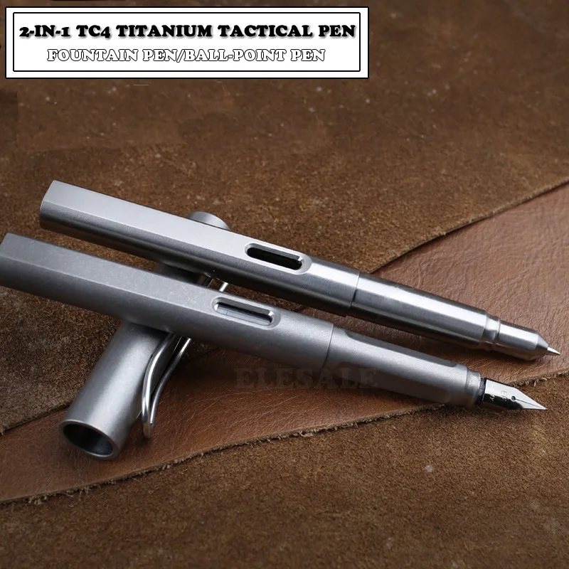 2-In-1 Fountain Ink Pen High Q - Tactical Pen Tool recensie en prijs