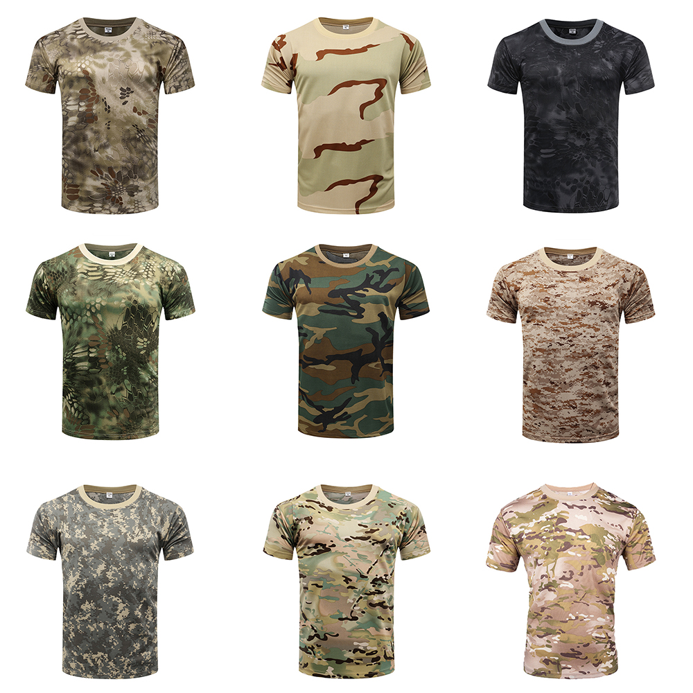 Men's Camouflage Mesh Quick Dr - Outdoor Hunting T Shirts recensie en prijs