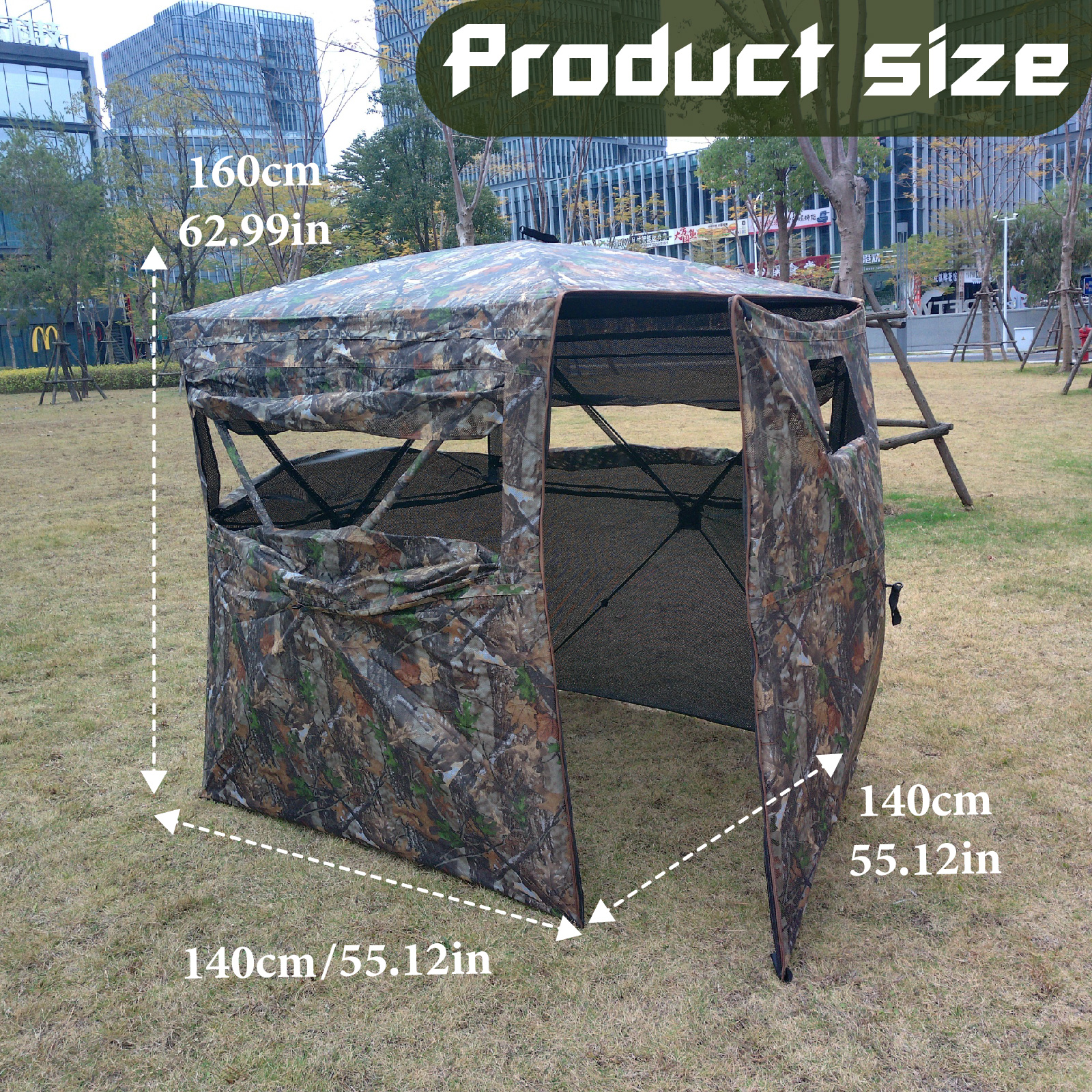Camouflage Pop-Up Hunting Blin - Hunting Outdoors recensie en prijs