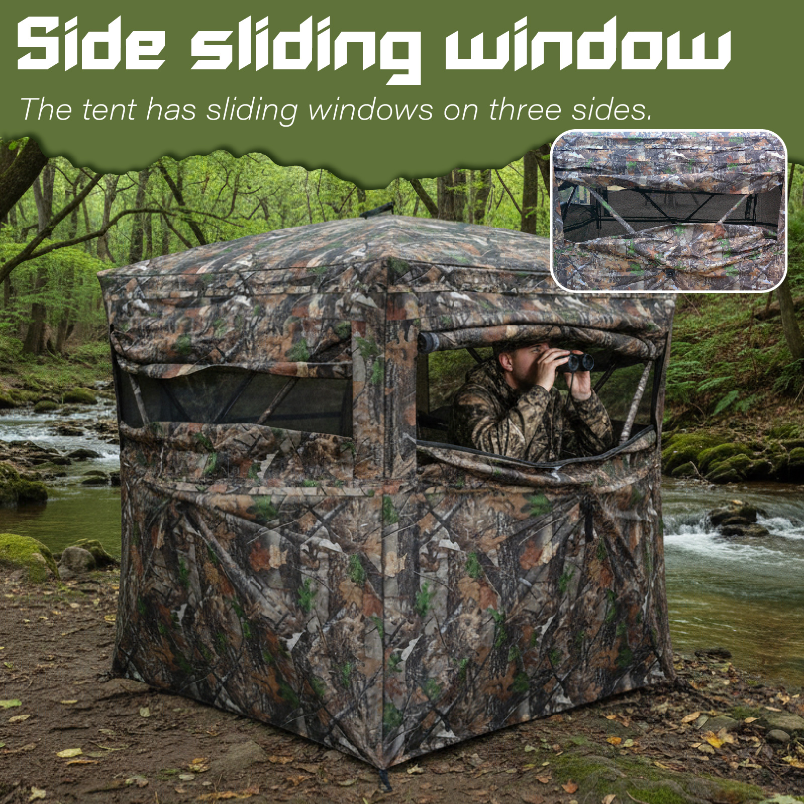 Camouflage Pop-Up Hunting Blin - Hunting Outdoors recensie en prijs