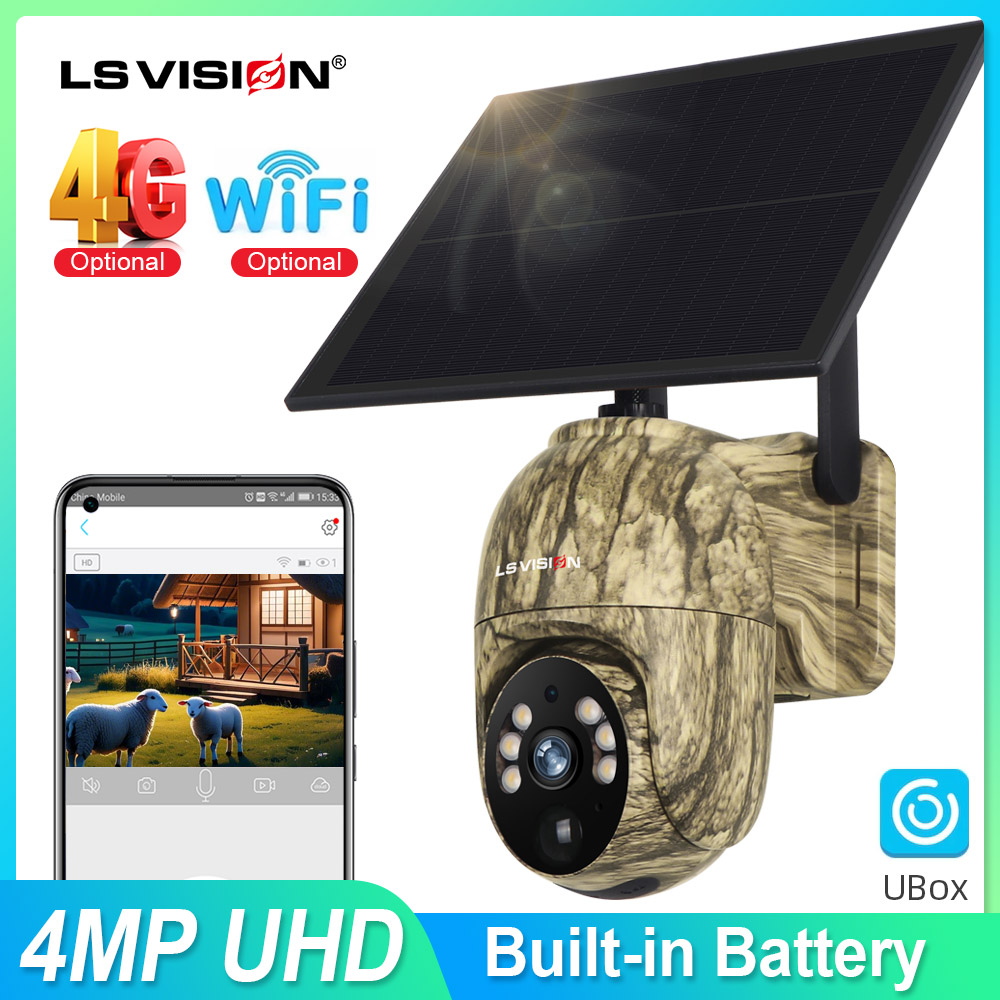 LS VISION 2K Solar Security Ca - Outdoor Hunting Camera Wireless recensie en prijs