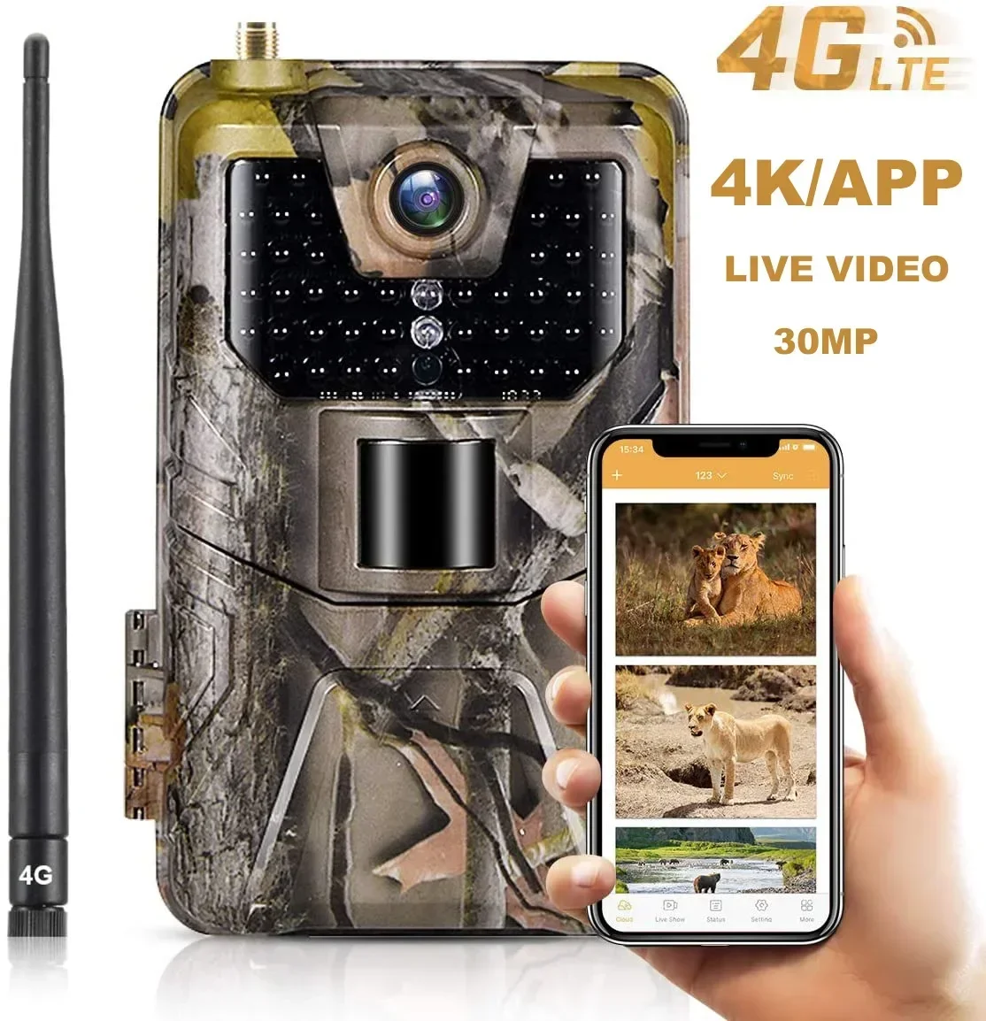 HC-900Pro 36MP photos 4K video - Outdoor Hunting Camera Wireless recensie en prijs