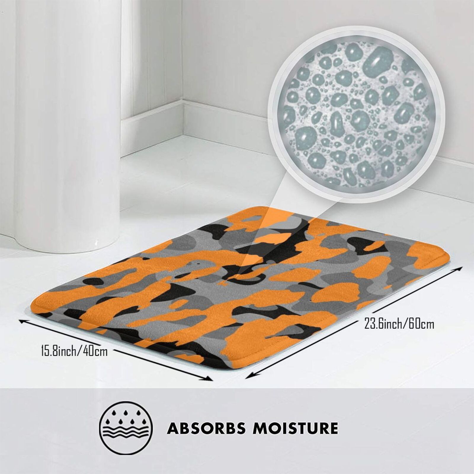 Orange Camo Mat Rug Carpet Ant - Hunting Outdoor Rug recensie en prijs