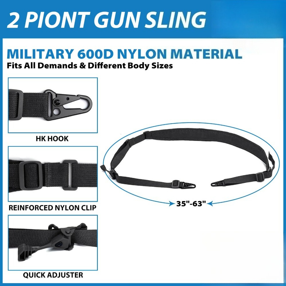 Tactical 2 Point Rifle Sling Q - Rifle Sling Swivel recensie en prijs
