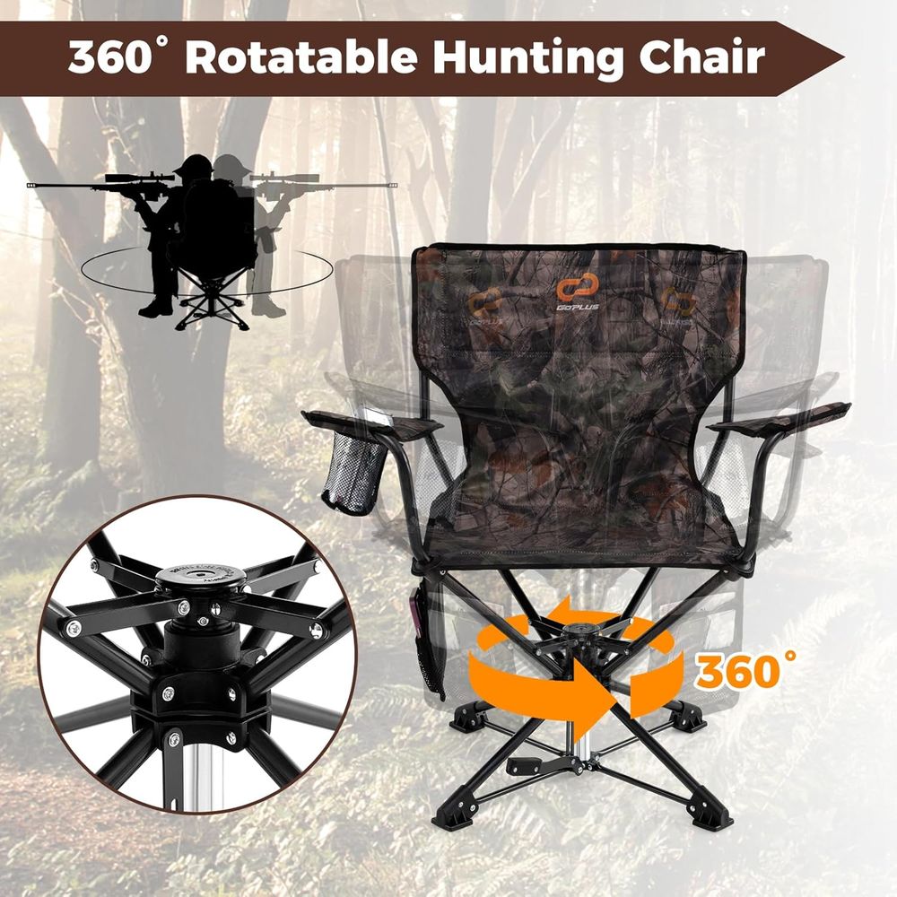 360° Rotating Hunting Seat wit - Hunting Outdoors recensie en prijs