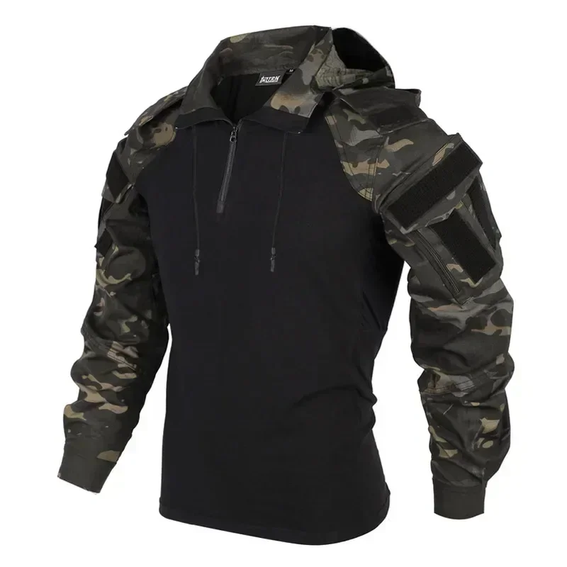Men's T-shirts 1/4 Zip Long Sl - Outdoor Hunting T Shirts recensie en prijs