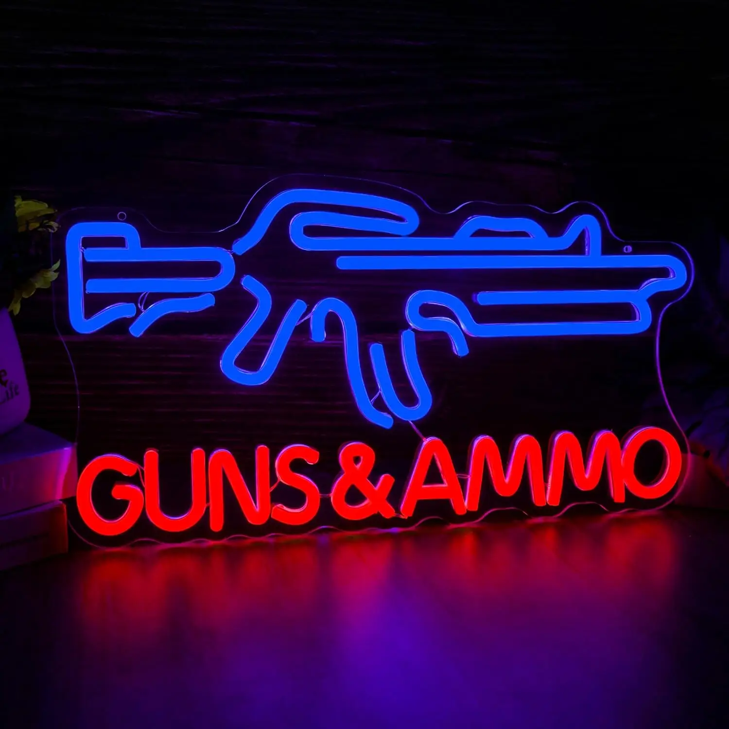 Gun Shop Neon Sign USB Powered - Hunting And Outdoor Stores recensie en prijs