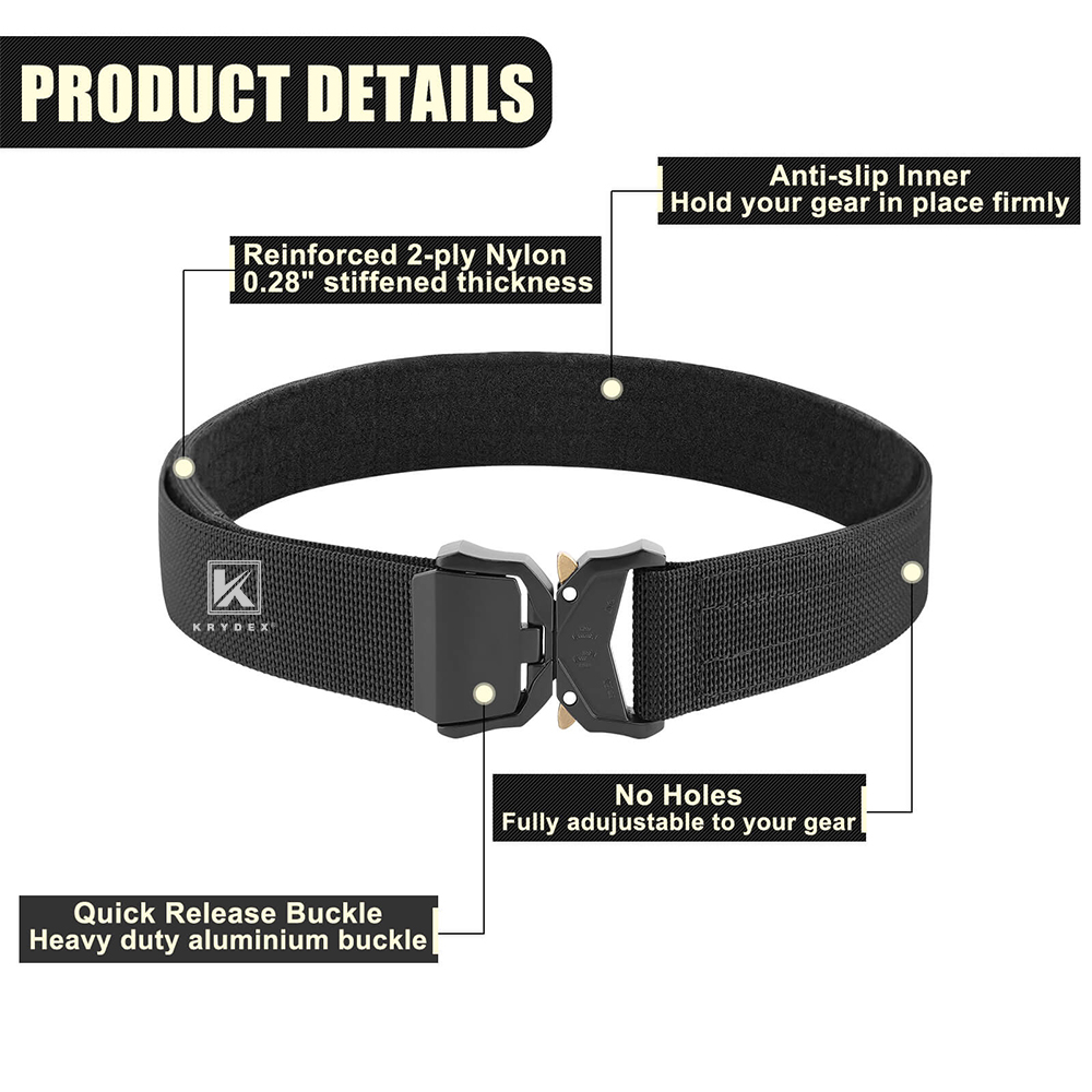 KRYDEX Tactical 2-Ply 1.5 Inch - Tactical Belt Rigger recensie en prijs