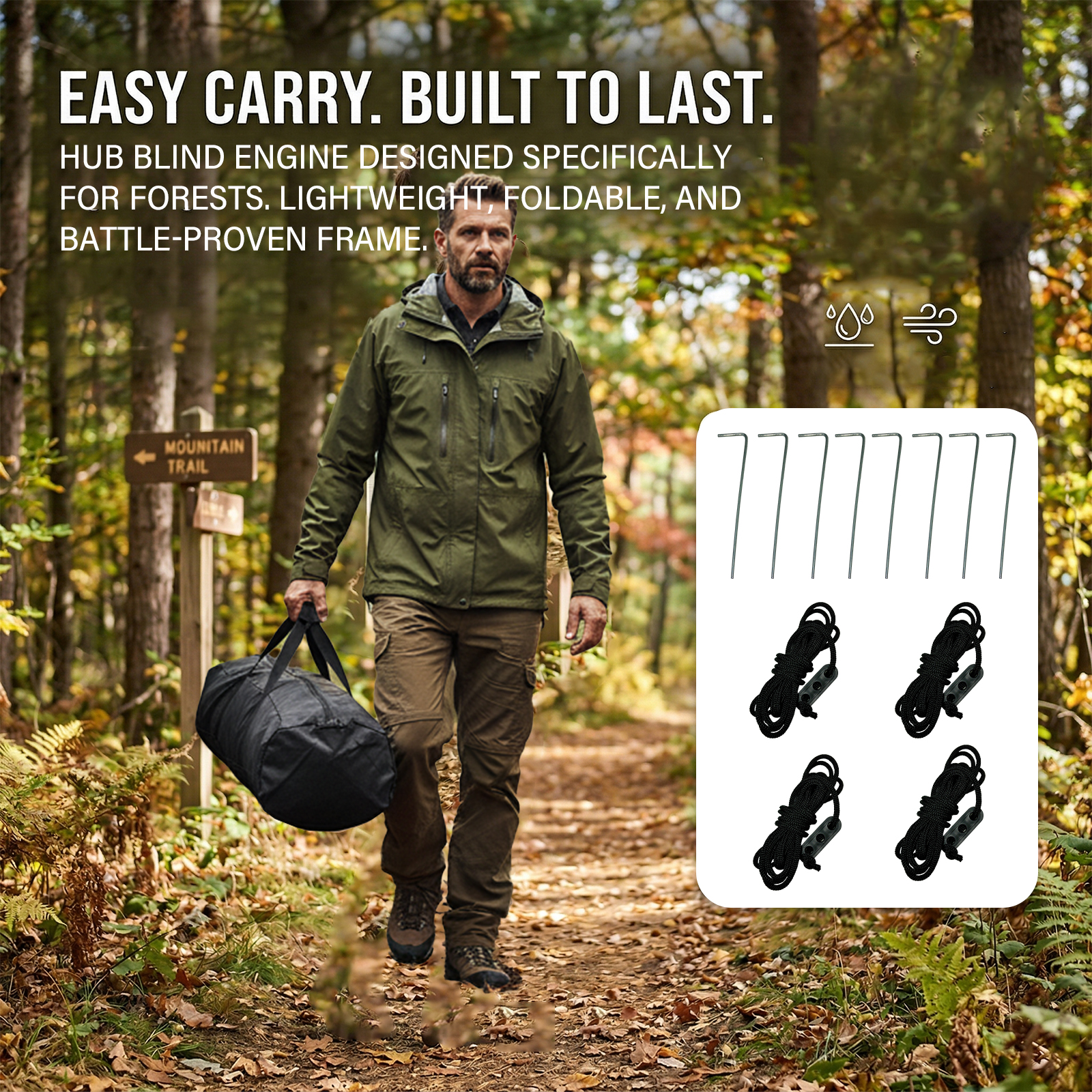 Camouflage Pop-Up Hunting Blin - Hunting Outdoors recensie en prijs