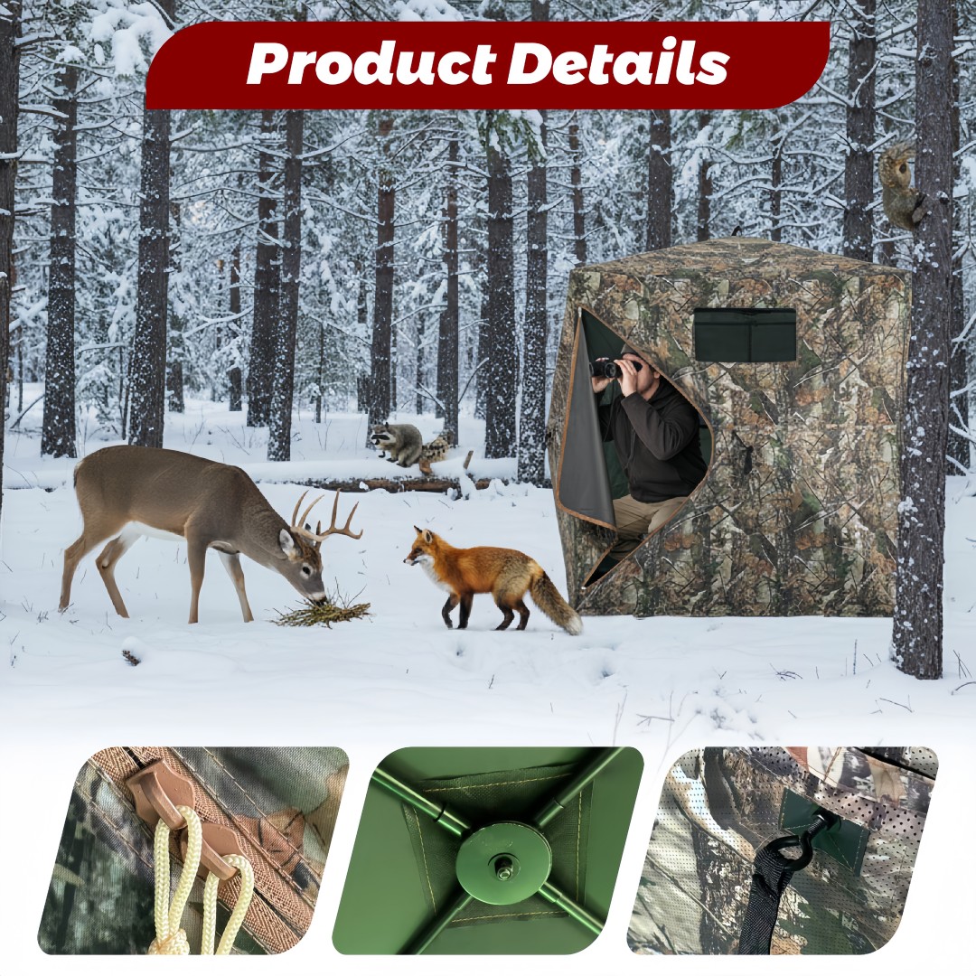 Camouflage Pop-Up Hunting Blin - Hunting Outdoors recensie en prijs