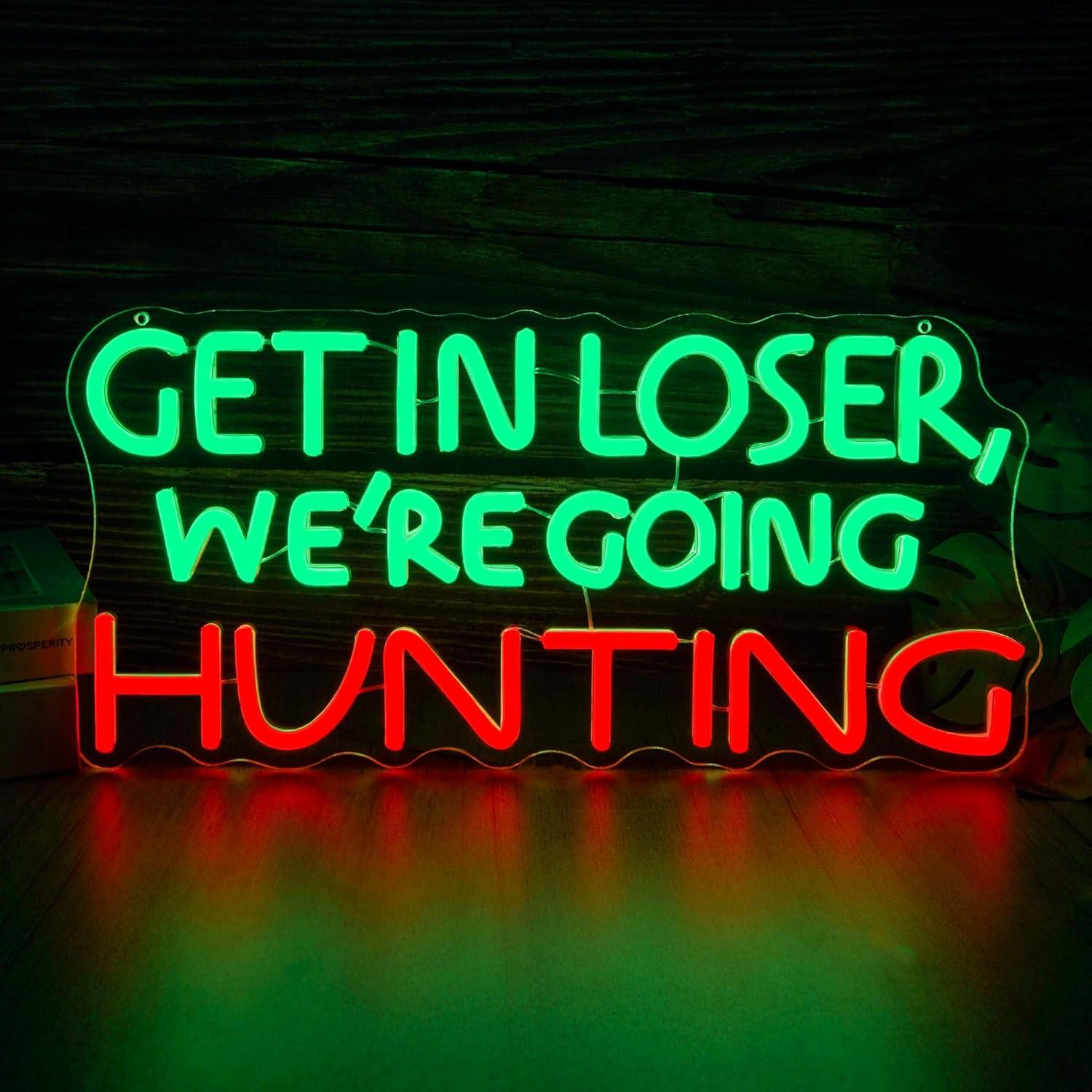 Funny Hunting Neon Sign LED Li - Hunting Outdoors recensie en prijs