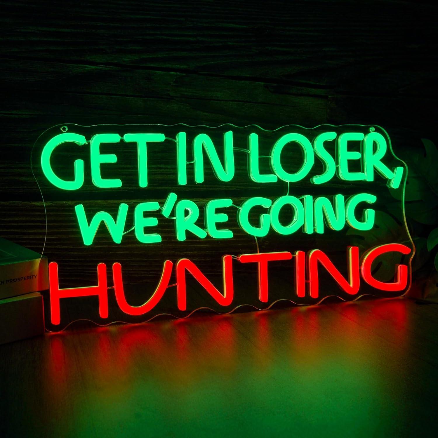 Funny Hunting Neon Sign LED Li - Hunting Outdoors recensie en prijs