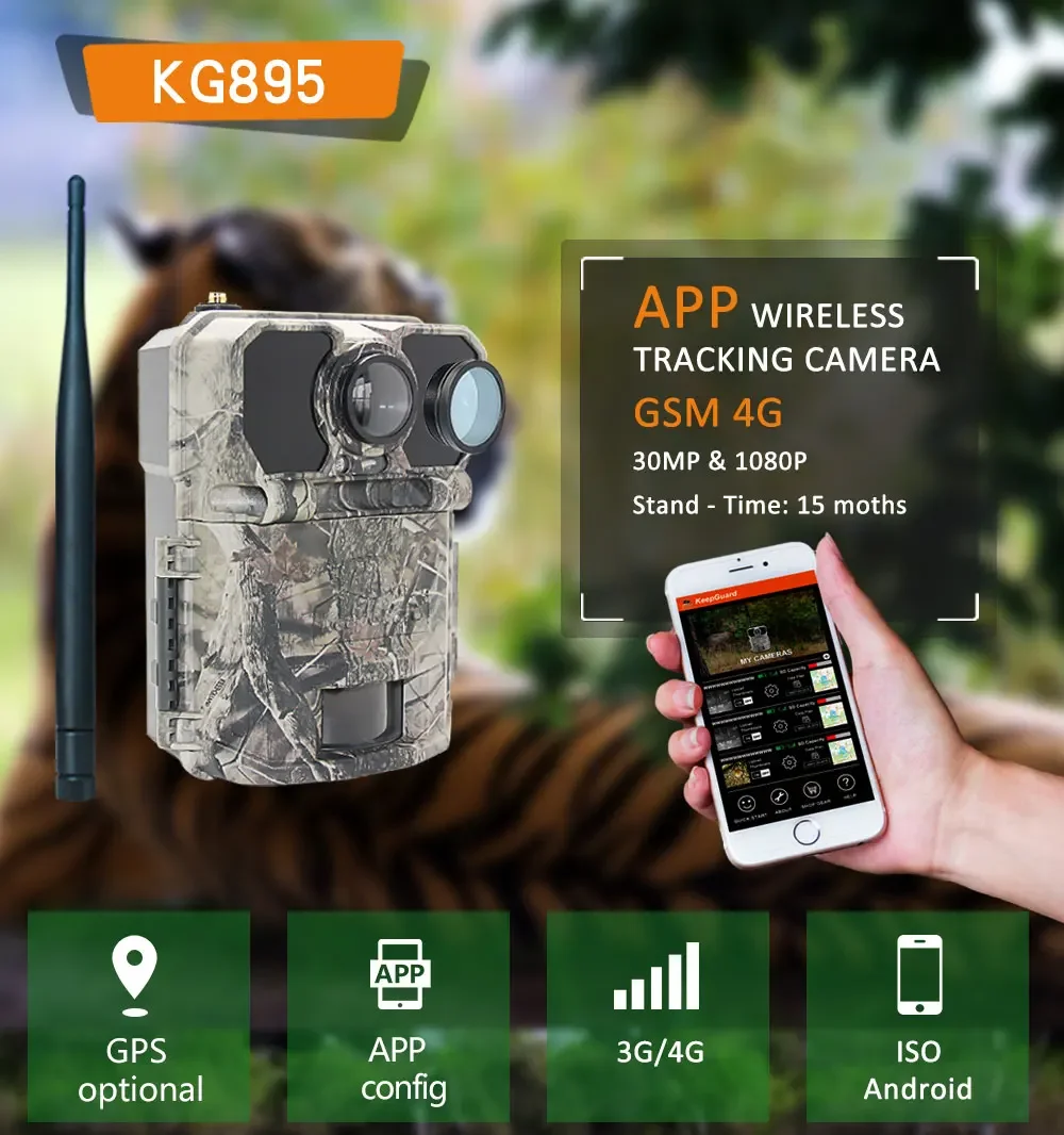 4G Hunting Trail Camera 30MP/1 - Outdoor Hunting Camera Wireless recensie en prijs