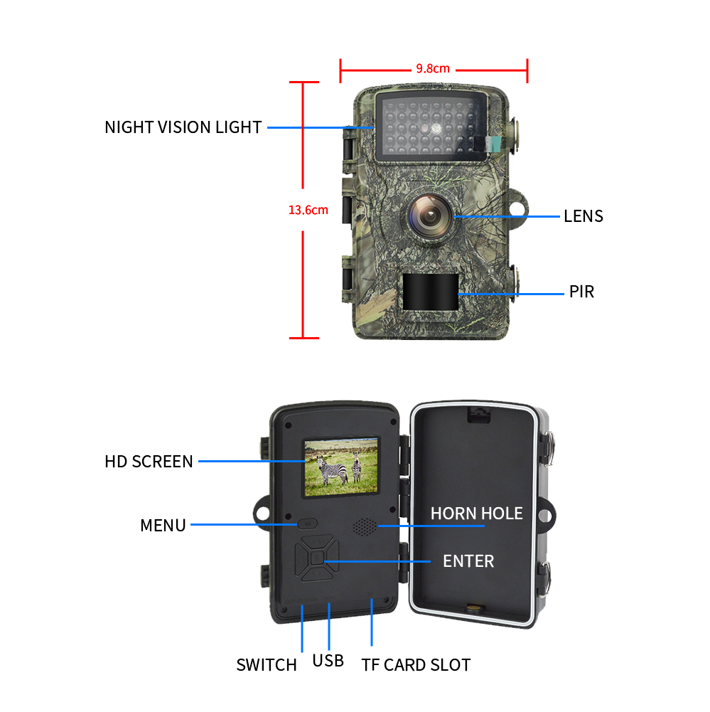 HD Wildlife Trail  Camera PIR  - Hunting Outdoor Camera recensie en prijs