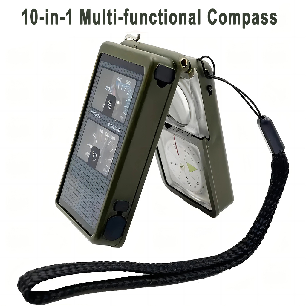10-in-1 Survival Compass with  - Hunting Outdoor Thermometer recensie en prijs