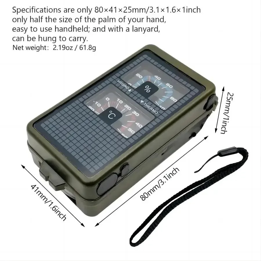 10-in-1 Survival Compass with  - Hunting Outdoor Thermometer recensie en prijs