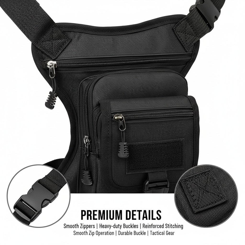 Motorcycle Drop Leg Bag Thigh  - Tactical Belt Rigger recensie en prijs