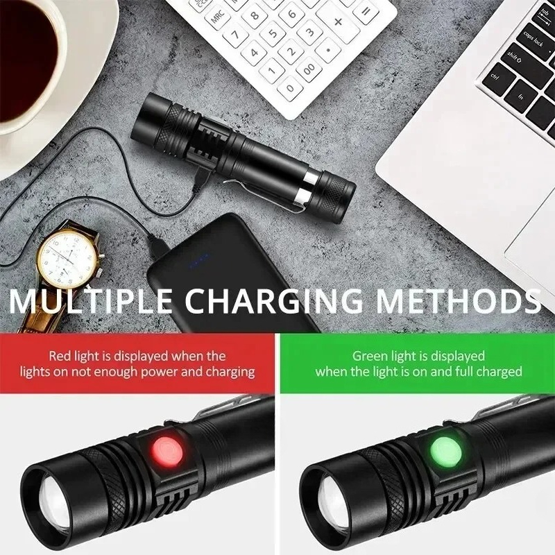 T6 LED Rechargeable Flashlight - Hunting Outdoors recensie en prijs