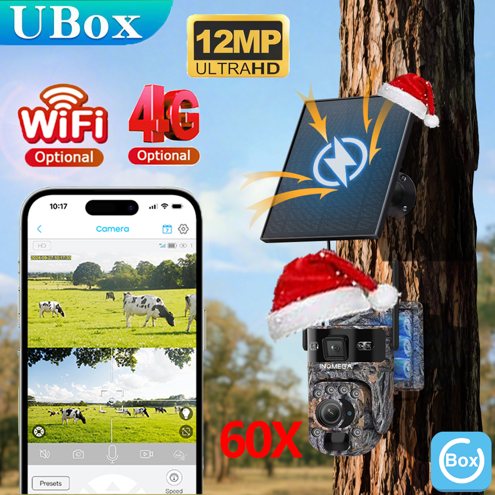 INQMEGA  6K 12MP 4G Solar Hunt - Outdoor Hunting Camera Wireless recensie en prijs
