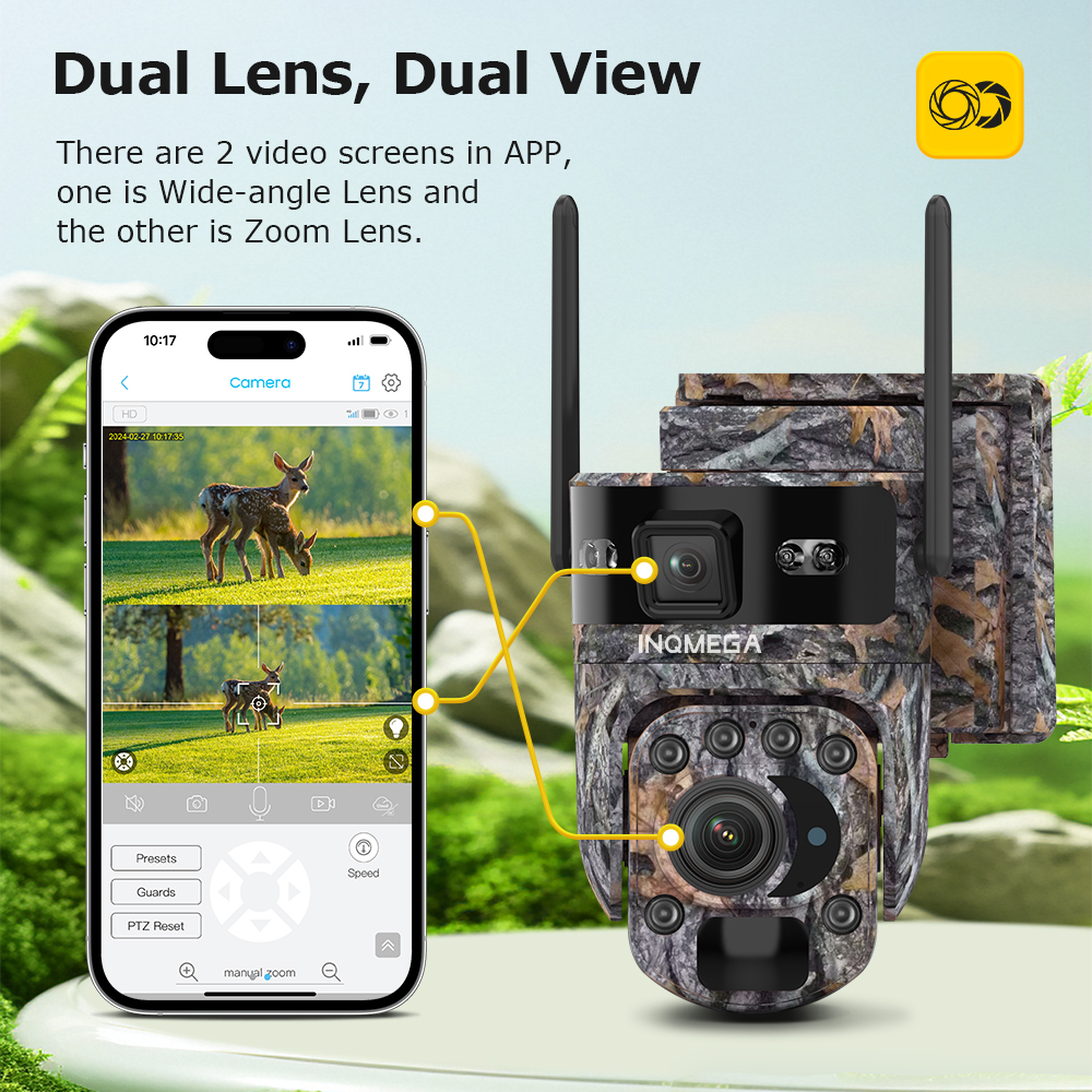 INQMEGA  6K 12MP 4G Solar Hunt - Outdoor Hunting Camera Wireless recensie en prijs