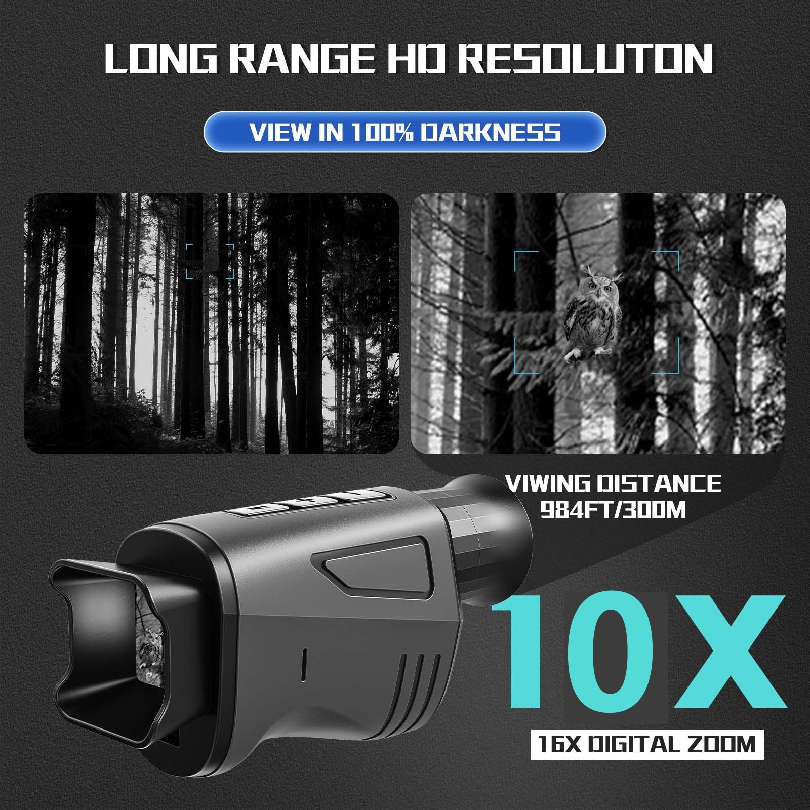 1080P HD Monocular Night Visio - Hunting Outdoor Camera recensie en prijs