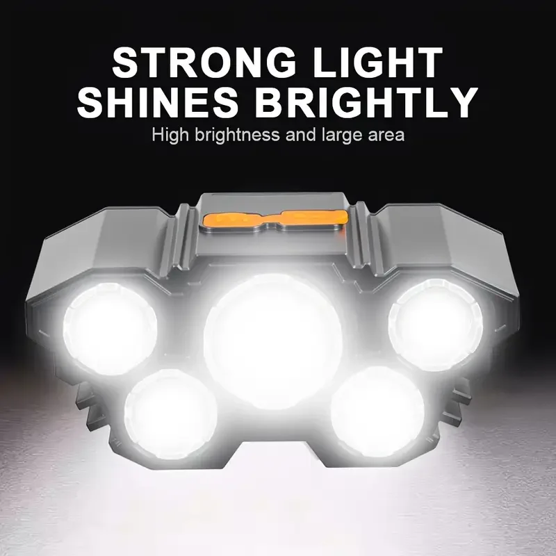 Portable 5LED Outdoor Headlamp - Hunting Outdoors recensie en prijs